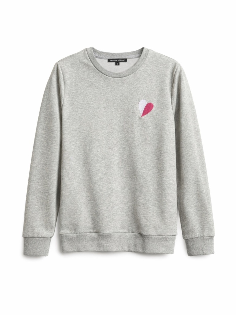 Banana Republic Sweatshirt Hoodie Heard Embroidered Sz S